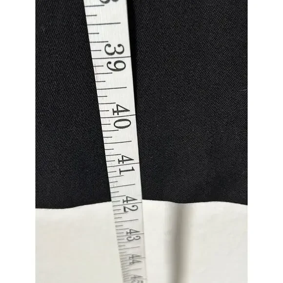 Ann Taylor Dress Womens Size 14 Black Sleeveless Zippered Back Slit Sheath - Picture 12 of 13